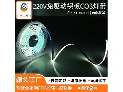 What issues should be noted when designing a COB light strip