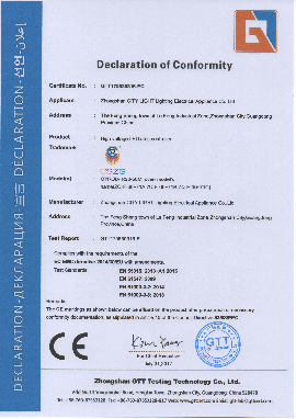 CE certification of light strip controller