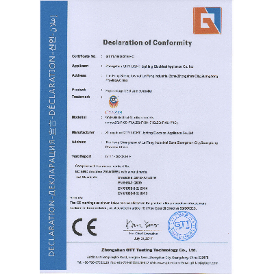 CE certification of light strip controller