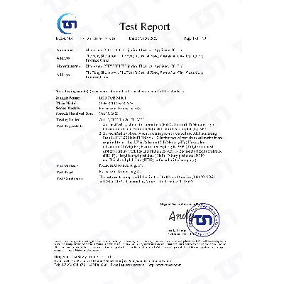 ROHS report for light strip