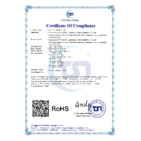 CE certificate for light strip