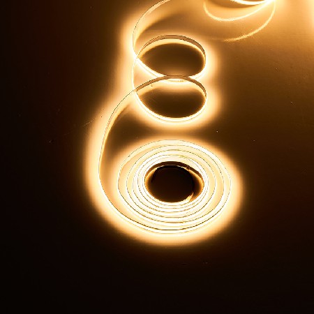 LED low-voltage light strip, high brightness COB monochrome light strip, flexible light strip, indoor decoration, household wardrobe light strip, manufacturer wholesale