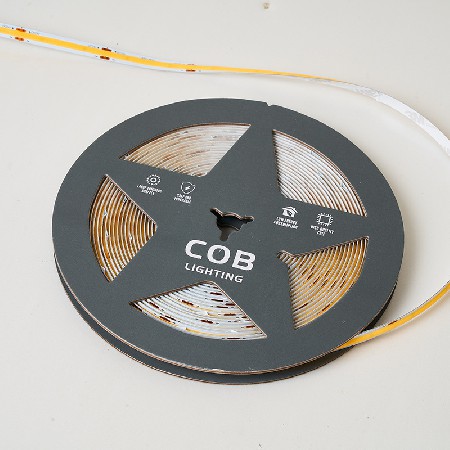 LED low-voltage light strip, high brightness COB monochrome light strip, flexible light strip, indoor decoration, household wardrobe light strip, manufacturer wholesale