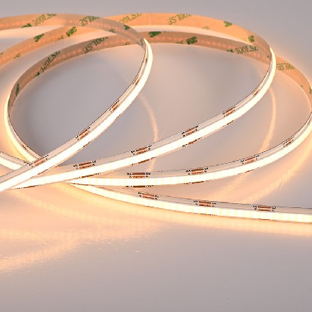 Intelligent light strip LED light strip COB three color 24V low voltage light strip atmosphere infinite dimming color matching living room line light