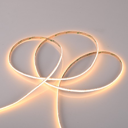 High end dual color Cobb light strip with high brightness intelligent 24V self-adhesive low-voltage soft light strip line light cabinet line light strip