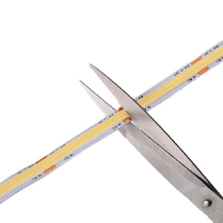 High end dual color Cobb light strip with high brightness intelligent 24V self-adhesive low-voltage soft light strip line light cabinet line light strip