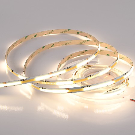 24V336 lamp 10MM wide electroplated board line profile indoor living room decoration COB flow light strip wholesale