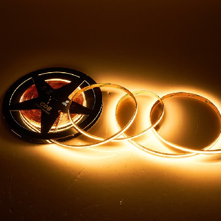 Manufacturer customized household self-adhesive high brightness COB light strip dual color COB light strip low voltage linear light flexible soft light strip