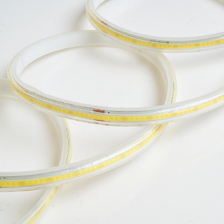 High voltage transparent COB light strip 220V outdoor waterproof engineering indoor household ceiling no dark area flexible light strip