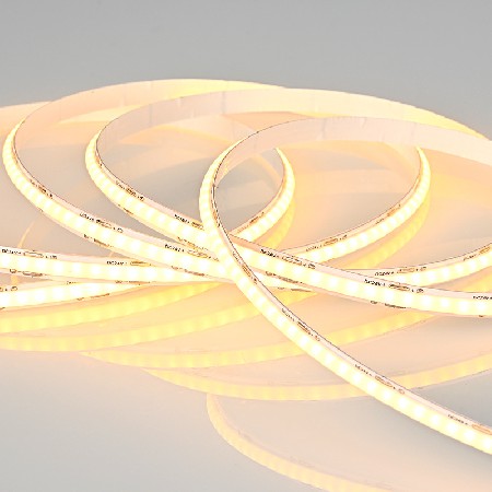 Manufacturer wholesale dual color dimmable 24V low-voltage COB light strip 384 beads outdoor home living room atmosphere light