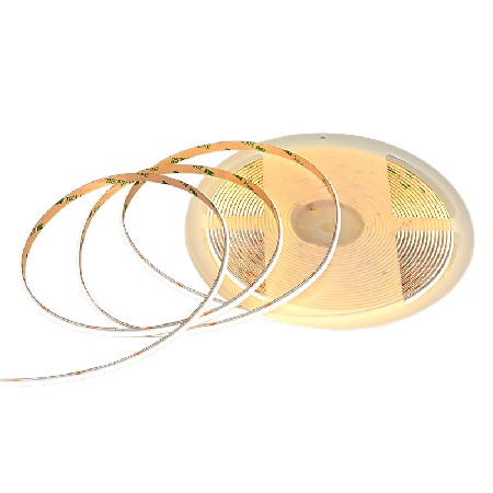 Engineering style transparent 24V low-voltage light strip, household monochrome living room high brightness cob waterproof light strip, manufacturer wholesale