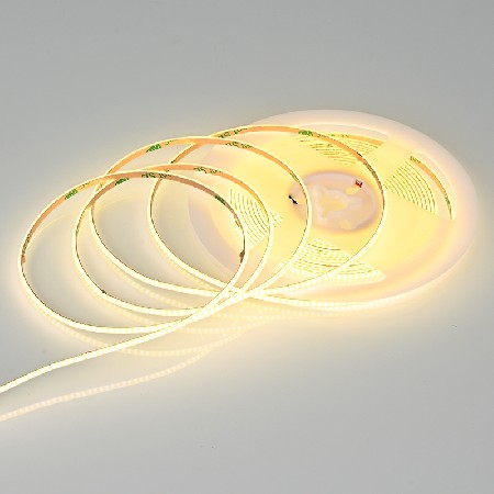LED indoor lighting project transparent COB light strip low-voltage 24V household ceiling linear light strip manufacturer wholesale