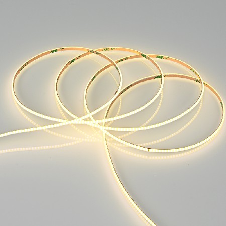 LED indoor lighting project transparent COB light strip low-voltage 24V household ceiling linear light strip manufacturer wholesale